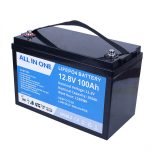 Fabrikspris Deep Cycle Solar RV Caravan Marine 12 volt litiumjonbatterier 12V 100ah LiFePO4 batteri