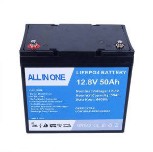 12,8V 50Ah uppladdningsbart litiumjonbatteri Lifepo4-batteri litiumjonbatteri