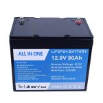 12,8V 80Ah uppladdningsbart batteri Batteri Litiumjonbatteri