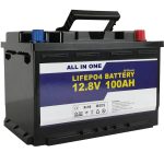 GEL / AGM ersättning Solenergilagringsbatteri 12v 100ah LifePo4 litiumjonbatteri
