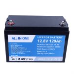 Uppladdningsbart batteri 12V 120Ah litiumjonbatteri