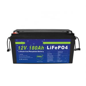 LiFePO4 litiumbatteri 12V 180Ah för lagringssystem för solenergi för elcyklar