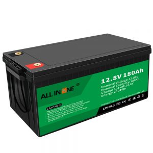 12,8V 180Ah säkerhet/lång livslängd LFP -batteri för husbil/husvagn/UPS/golfbil 12V 180Ah