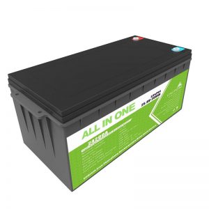Lång livslängd uppladdningsbart reservkraft 12,8v 200ah LiFePO4-batteri för golfvagn