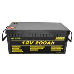 Anpassningsbar elbil 12V Lifepo4-batteri 12.8v 200ah med livscykel 2000 livslängd
