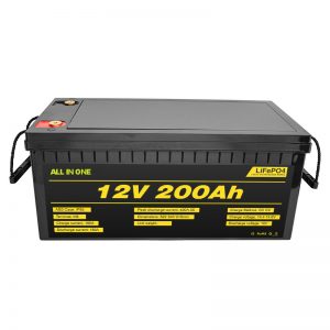 Anpassningsbar elbil 12V Lifepo4-batteri 12.8v 200ah med livscykel 2000 livslängd