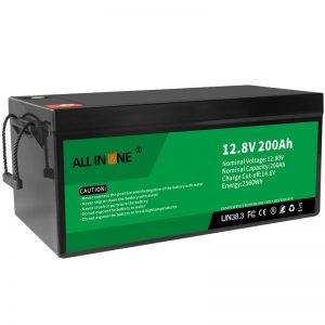 12,8V 200Ah LiFePO4 Pb syraersättning litiumjonbatteri, 12V 200Ah