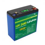 Solar Deep Cycle 24v 48v 24ah Lifepo4 batteripaket UPS 12v 24ah batteri