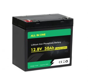ALL IN ONE Lifepo4 batteri 12v 50ah djup cykel