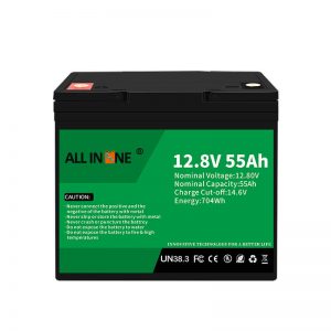 LiFePO4 batterier Ersättning för blybatteri 12V 55Ah