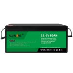 25,6V 80Ah säkerhet/lång livslängd LFP -batteri för husbil/husvagn/UPS/golfbil 24V 80Ah