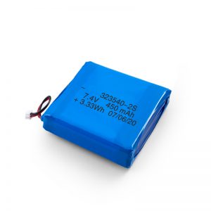 LiPO uppladdningsbart batteri 323540 3,7 V 900 mAH / 7,4 V 450 mAH