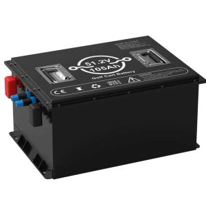 Golfvagns LiFePO4-batterier 51,2V 105Ah