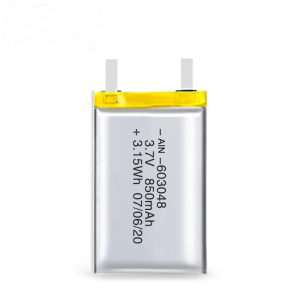 LiPO uppladdningsbart batteri 603048 3,7 V 850 mAh / 3,7 V 1700 mAH / 7,4 V 850 mAH