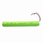 NiMH laddningsbart batteri SC 3600mAH 4.8V