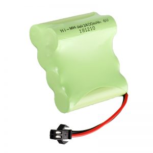 NiMH uppladdningsbart batteri AA2400 6V uppladdningsbart elektriska leksaksverktyg Batteripaket